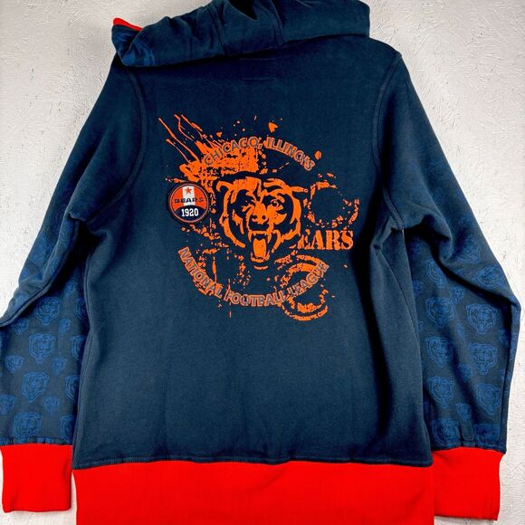 NWT NFL Proline Chicago Bears Pull Over Embroidered Hoodie Women’s Size Large ￼ - Picture 6 of 13